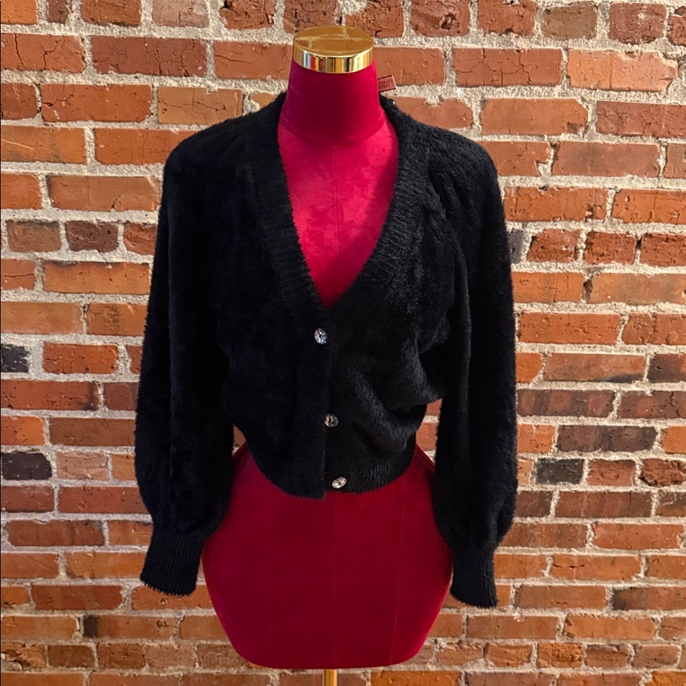 Victoria's Secret Black Cardigan Sweater